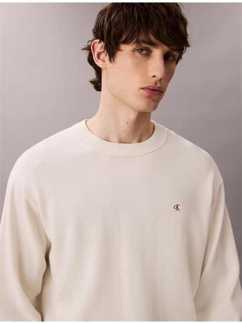 eu ls cotton relaxed CALVIN KLEIN JEANS | LV04RC309GYAS